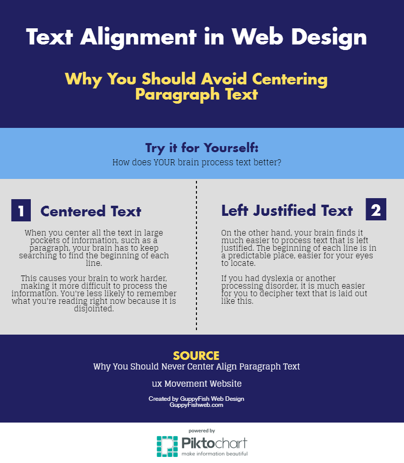 Text Alignment in Web Design