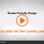 Screenshot of the opening image from the Lynda.com video on Reader-Friendly Design in Proposals
