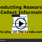Screenshot from the Lynda.com course Conduct Research to Collect Information